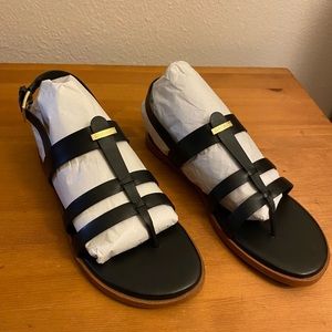 Black Cole Haan sz 8.5 leather sandals